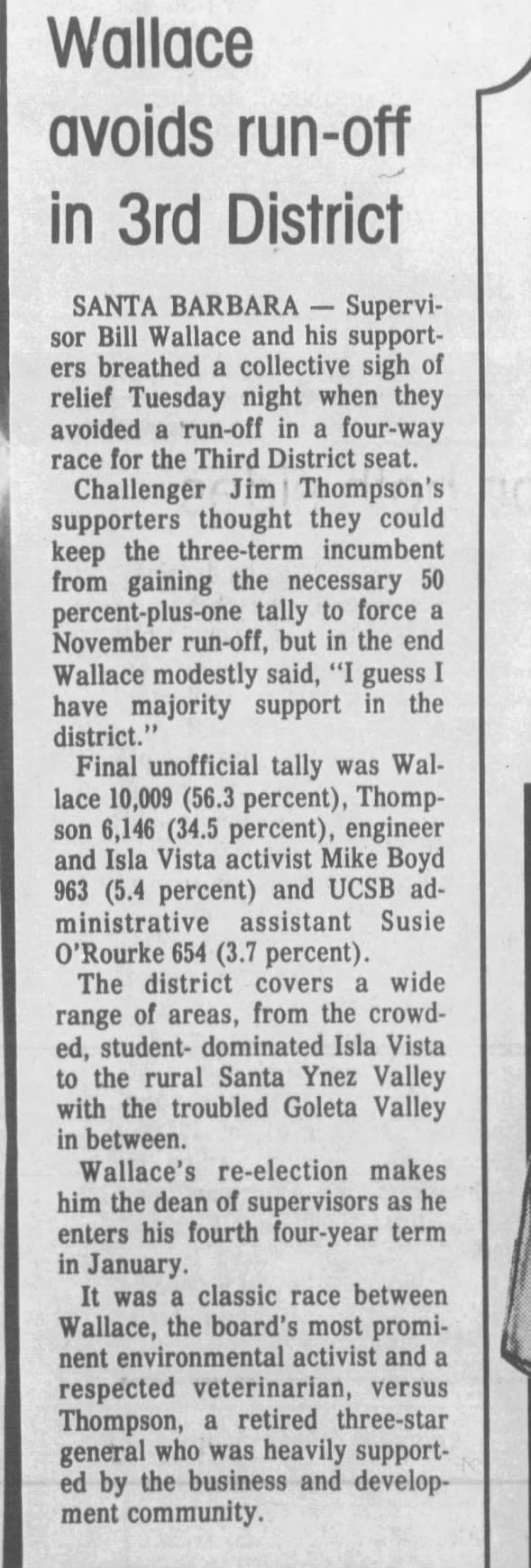 Clipping from Santa Maria Times